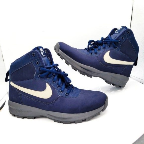 UNRELEASED ACG BOOT Nike Manoadome Mens Sz 9 Navy Sail Grey 844358 1 of1  DS !! - Picture 10 of 11